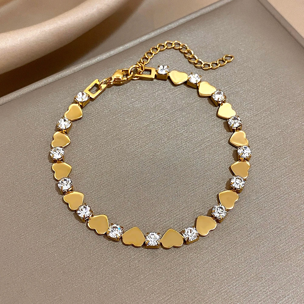 Heart Charm Bracelet