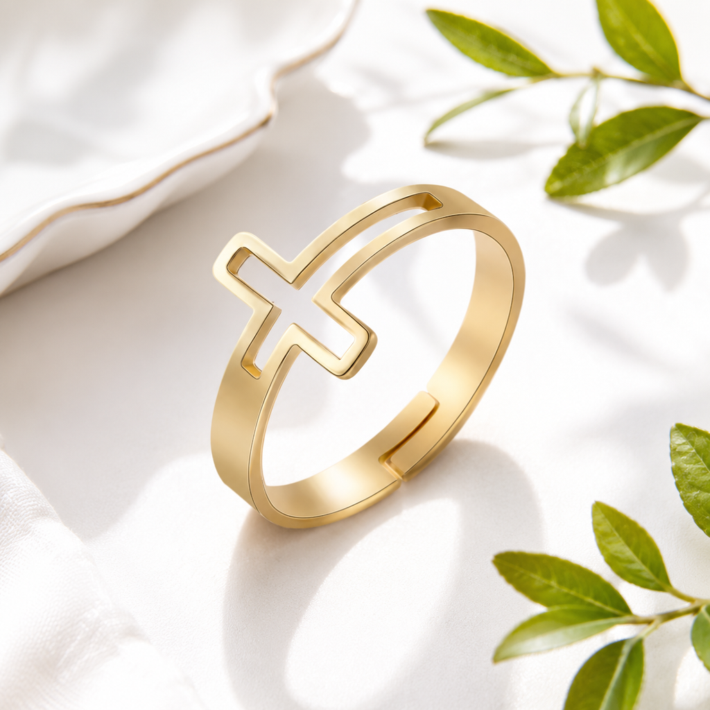 Faith Cross Ring