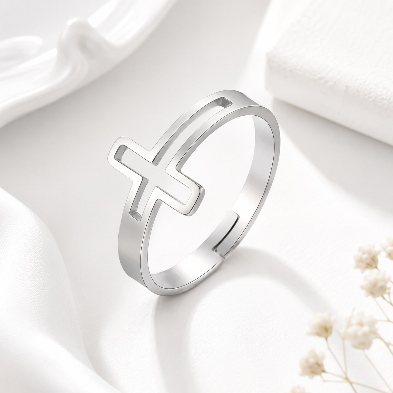 Faith Cross Ring