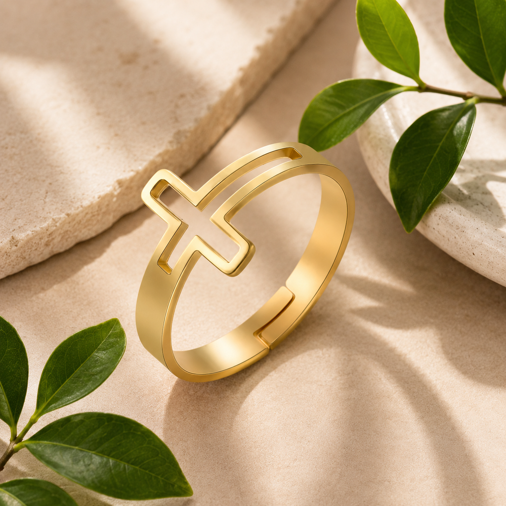 Faith Cross Ring