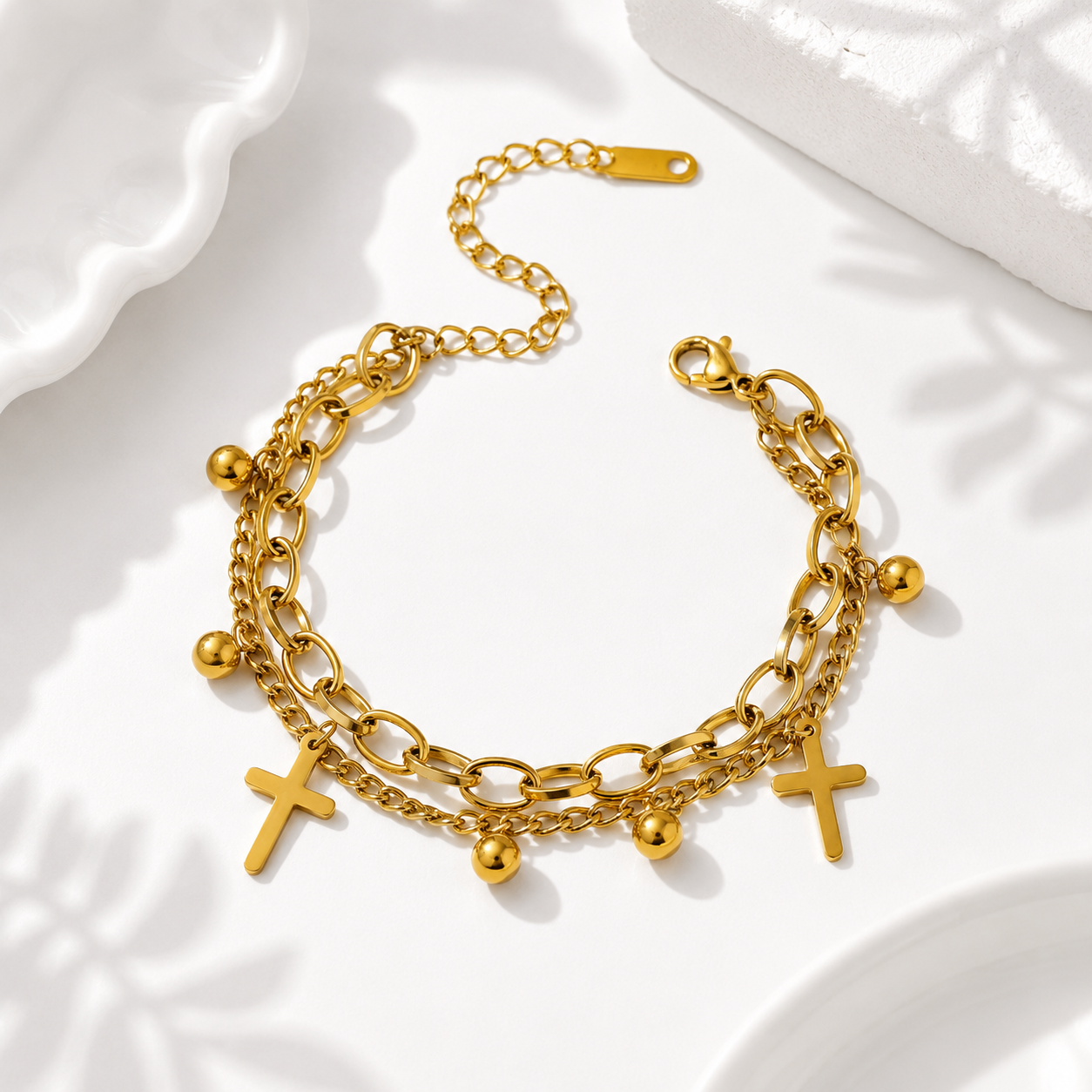 Faith Layers Bracelet