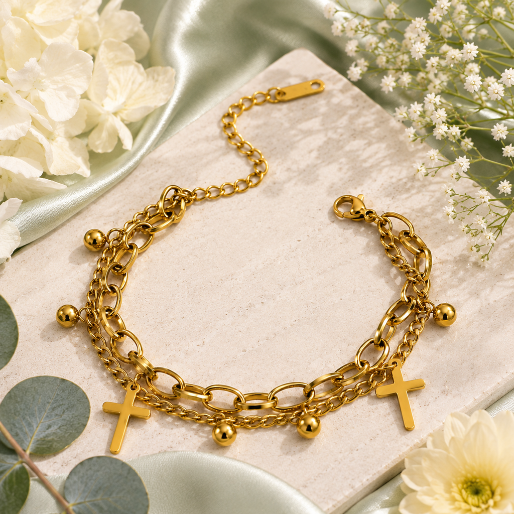 Faith Layers Bracelet