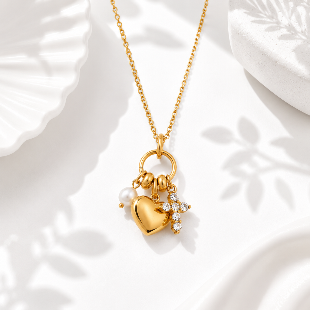 Faith & Love Pearl Necklace