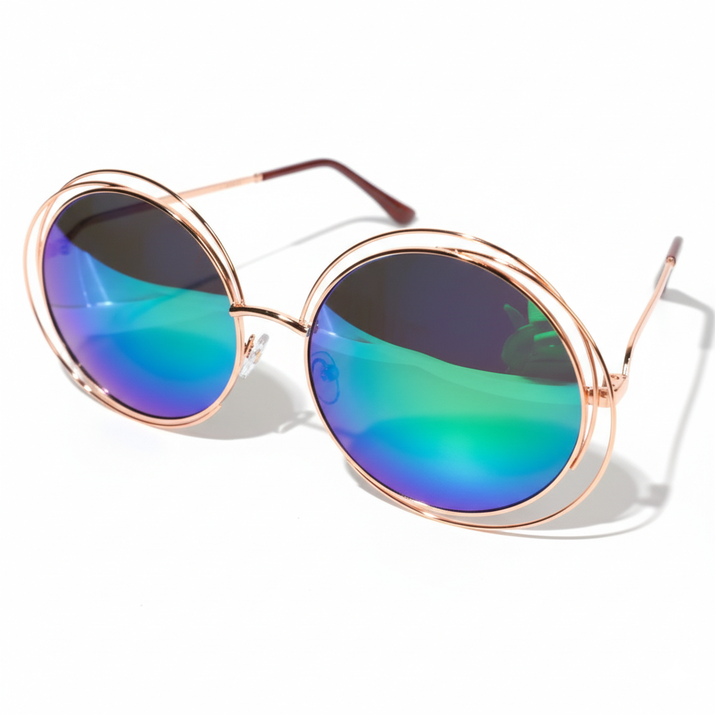 LunaRay Oversized Round Sunglasses