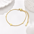 Golden Love Heart Bracelet