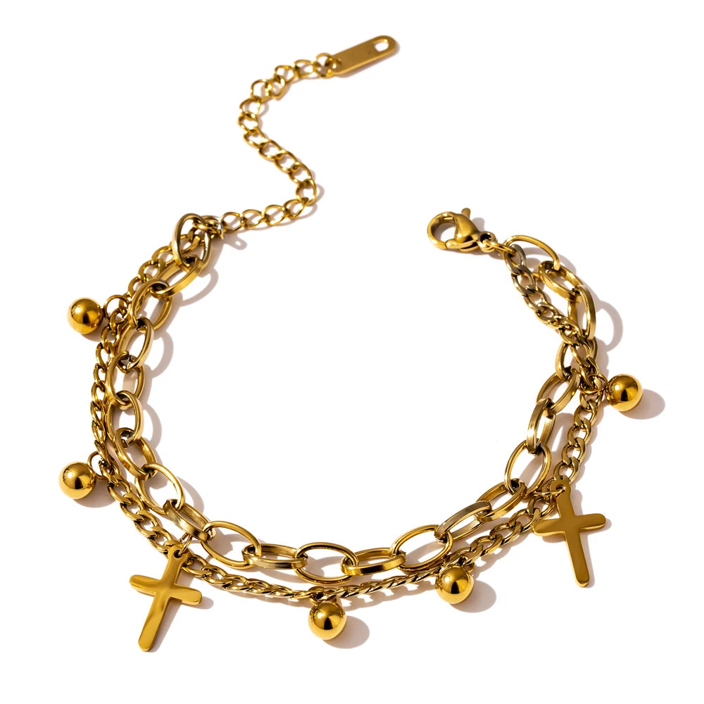Faith Layers Bracelet