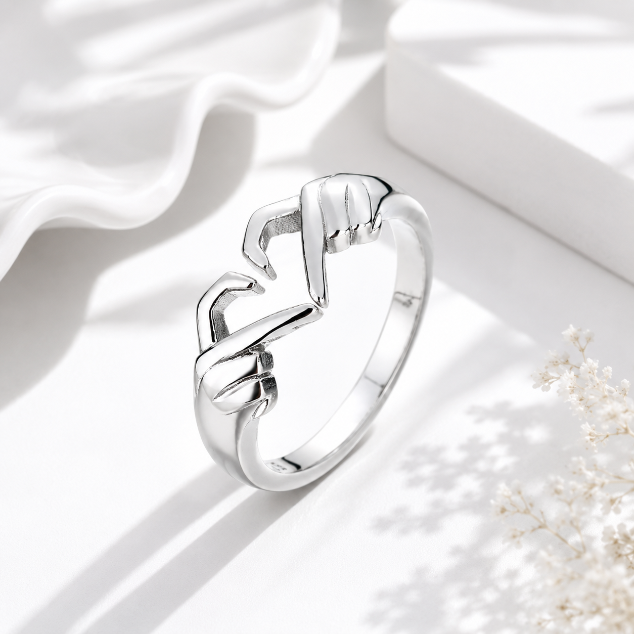 Heart Embrace Ring