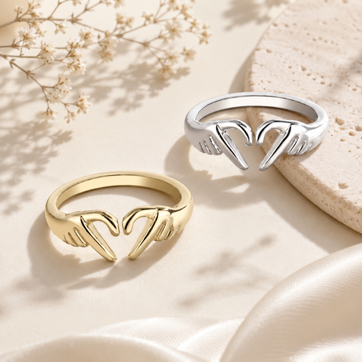 Heart Embrace Ring
