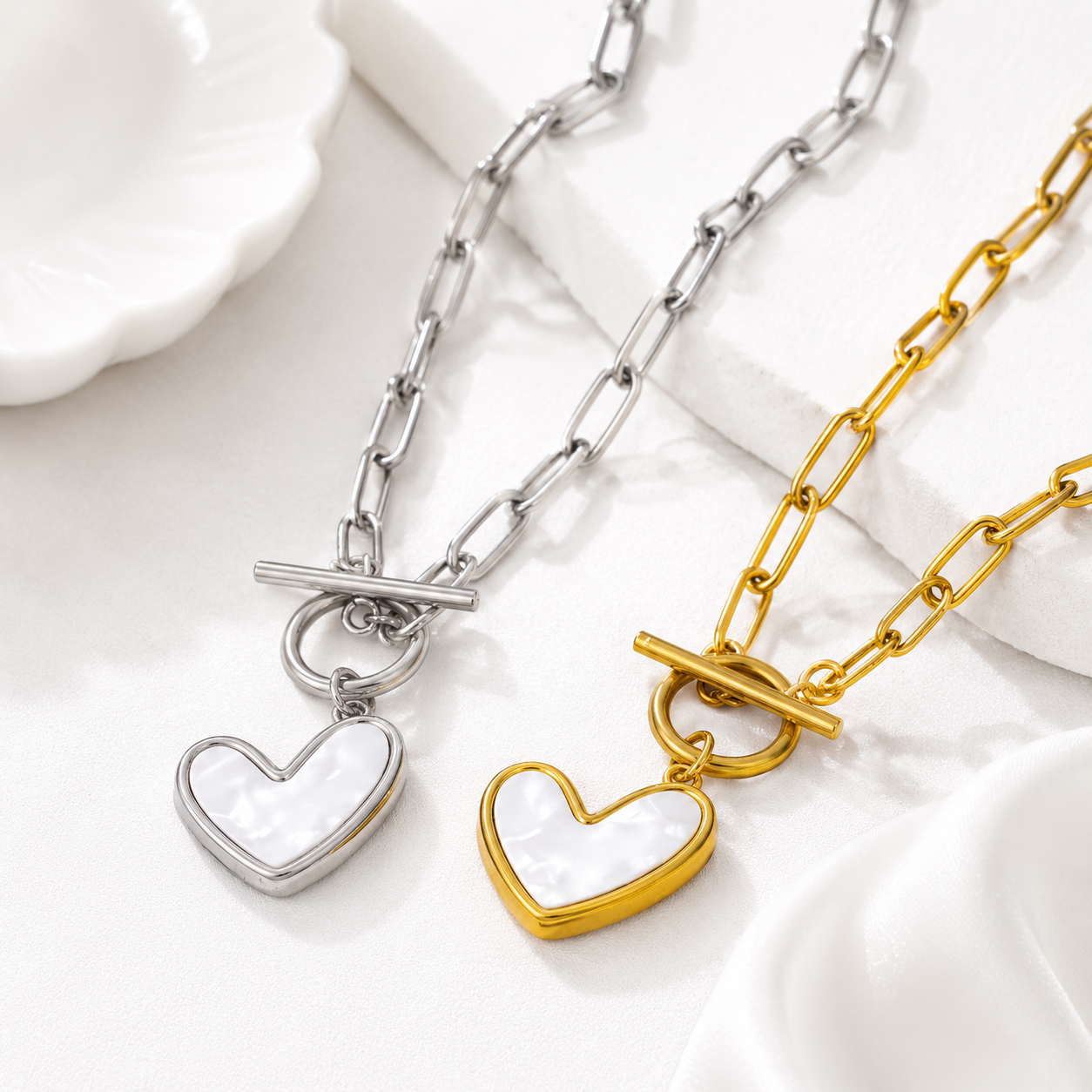 Heart Link Necklace