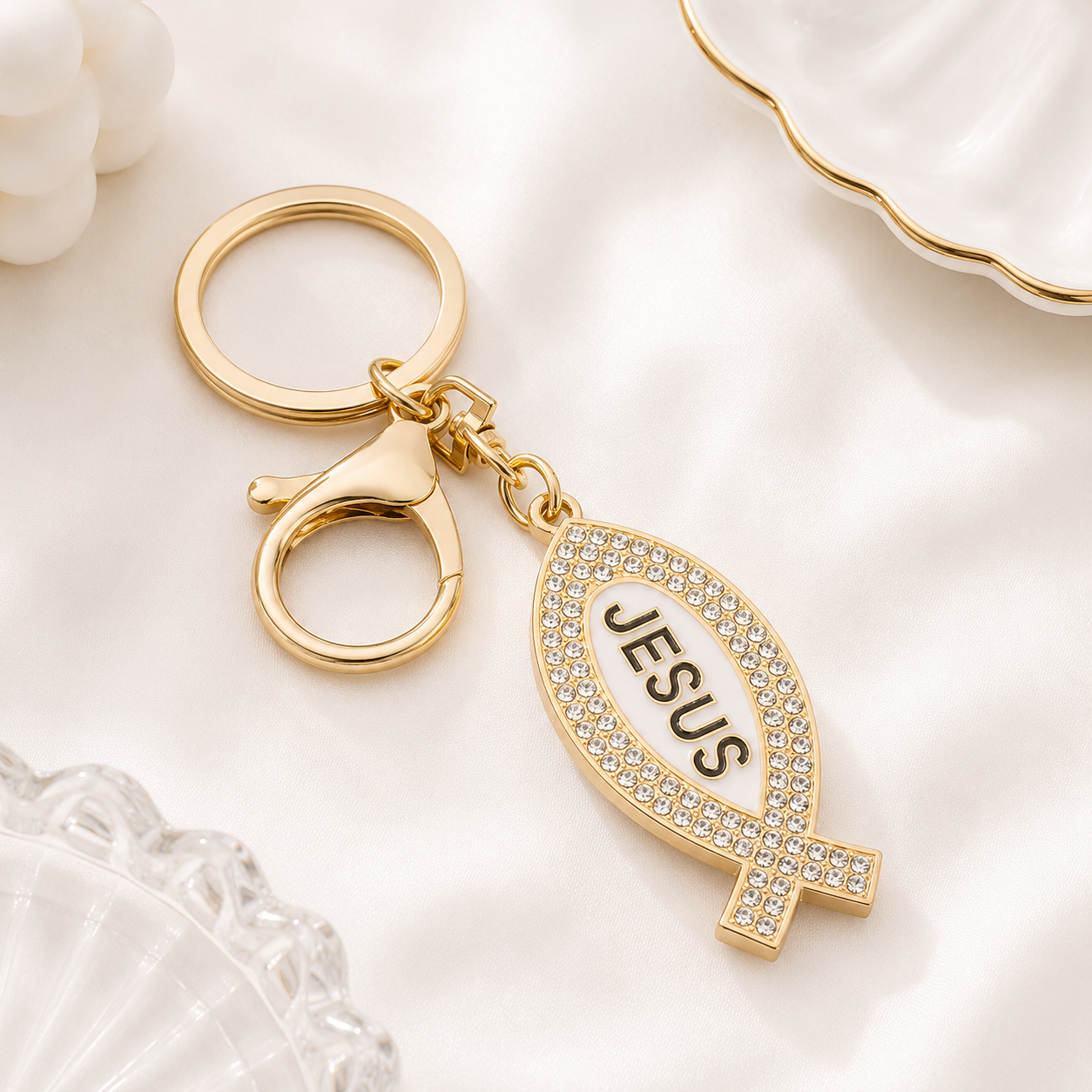 Jesus Love Bag Charm