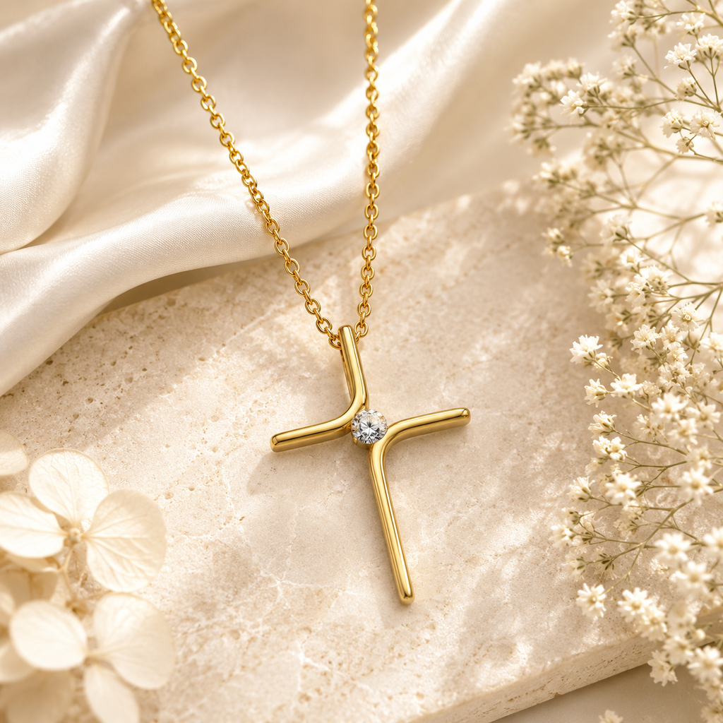 Luminous Cross Necklace