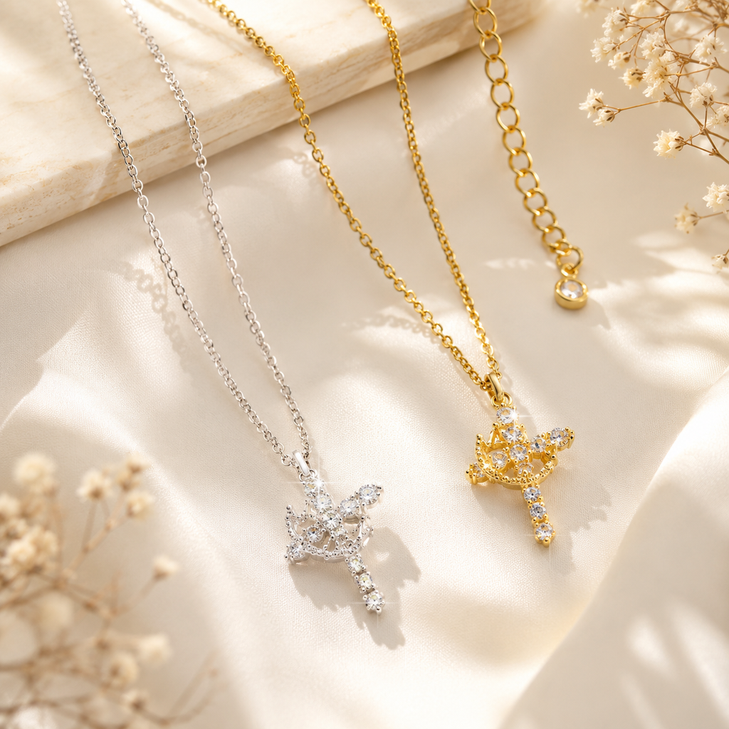 Radiance Cross Necklace
