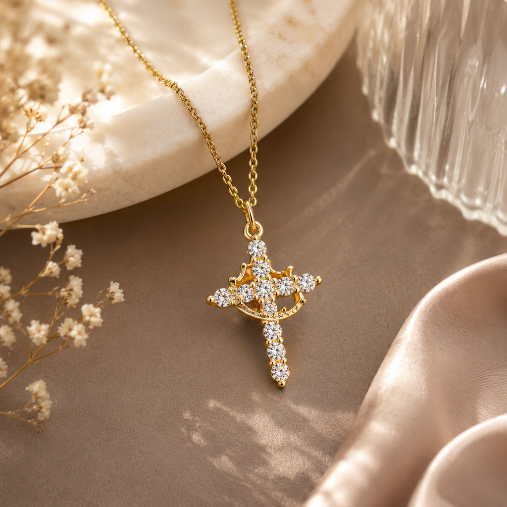 Radiance Cross Necklace