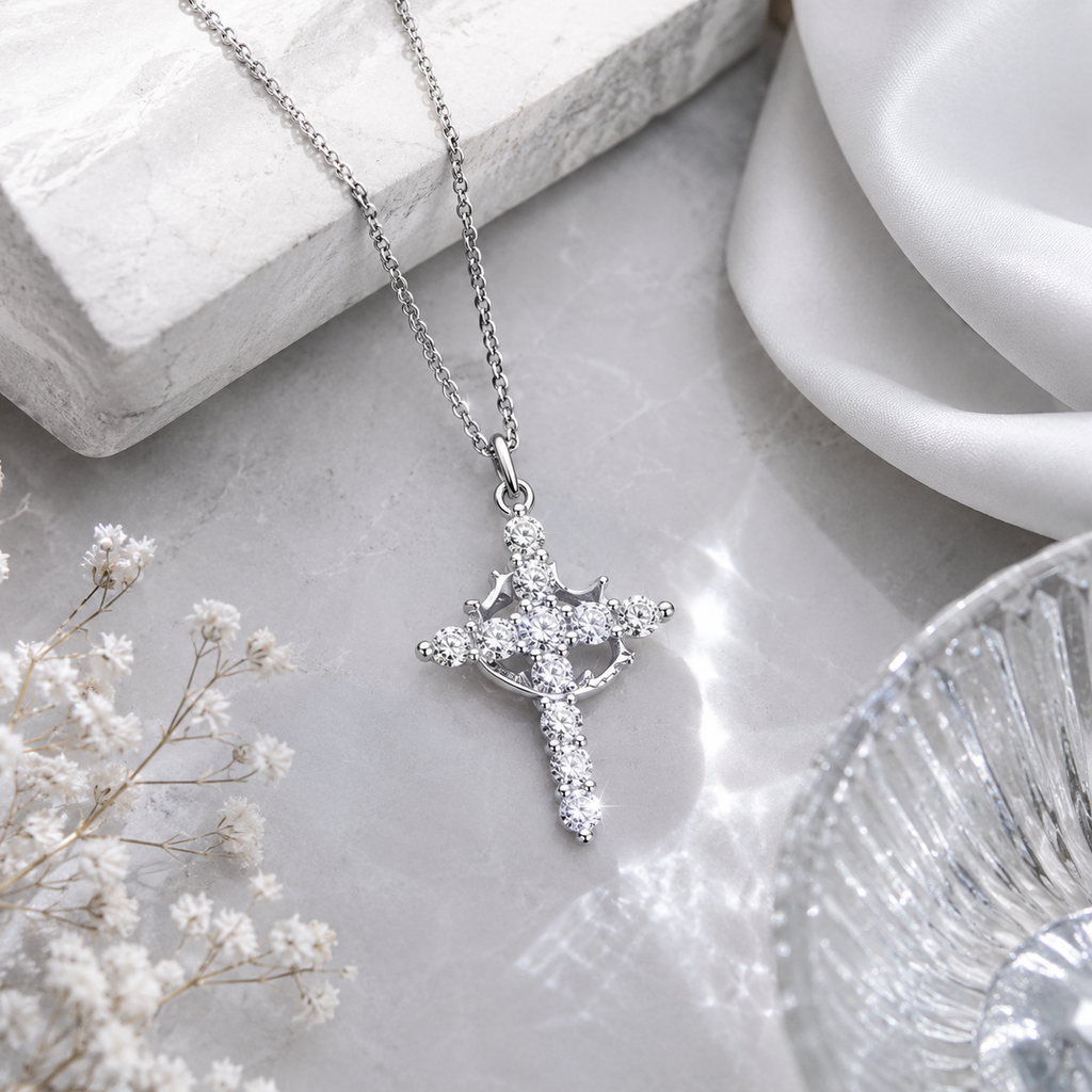 Radiance Cross Necklace