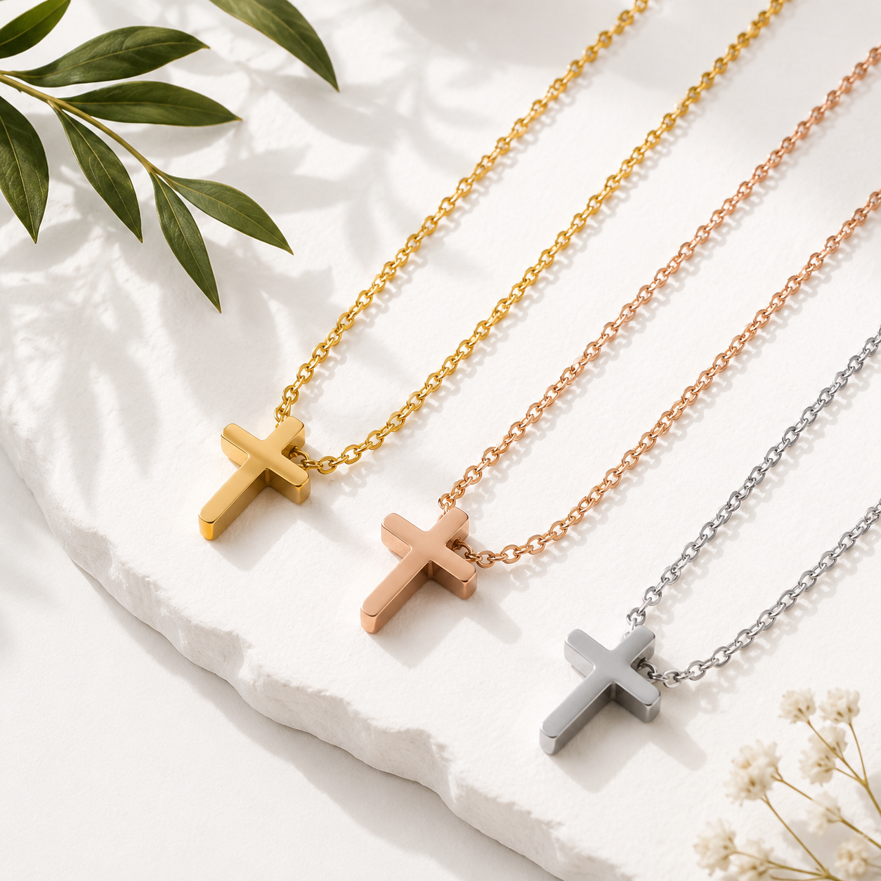 Radiant Faith Cross Necklace