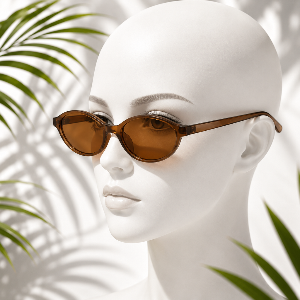RetroGleam Oval Sunglasses