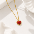 Ruby Heart Necklace