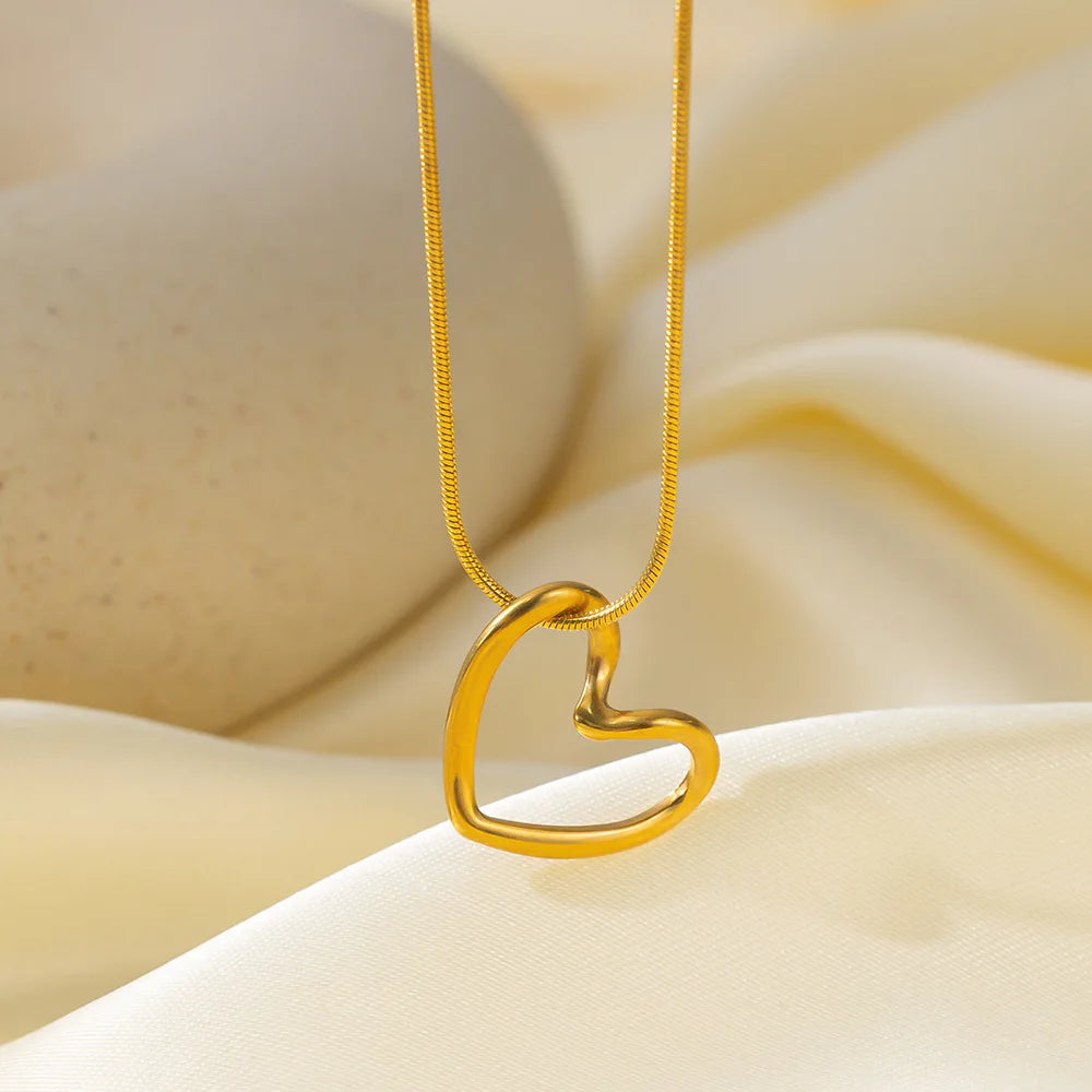 Golden Heart Necklace