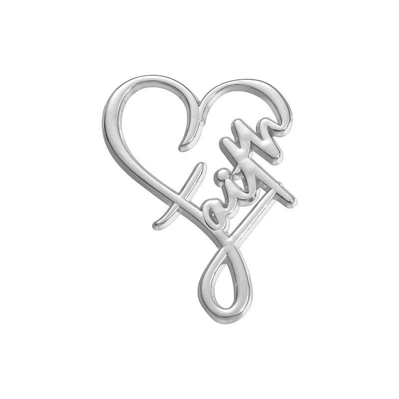 Faith & Hope Enamel Pins 1