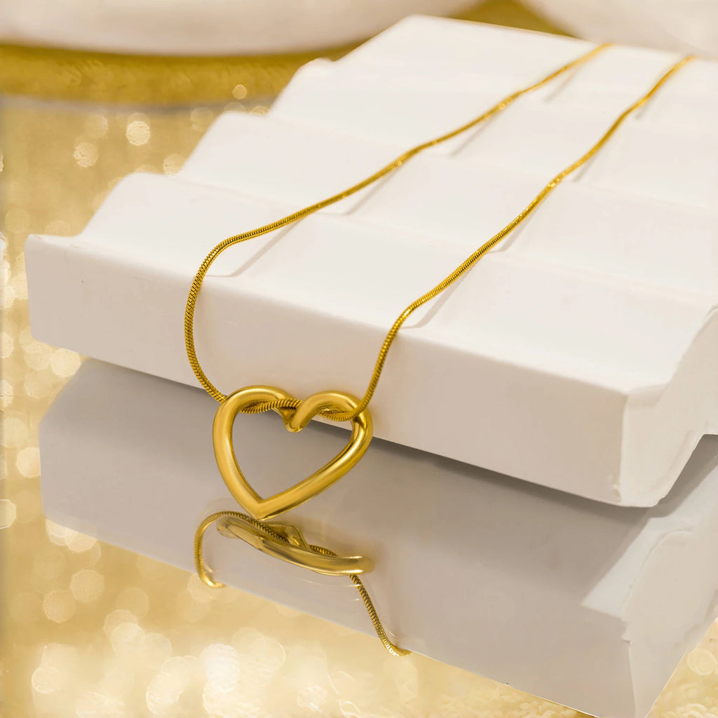 Golden Heart Necklace