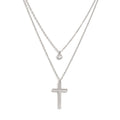 Layered Cross Necklace
