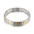 Golden Crystal Heart Bracelet