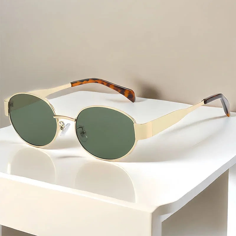 Luna Luxe Vintage Metal Sunglasses