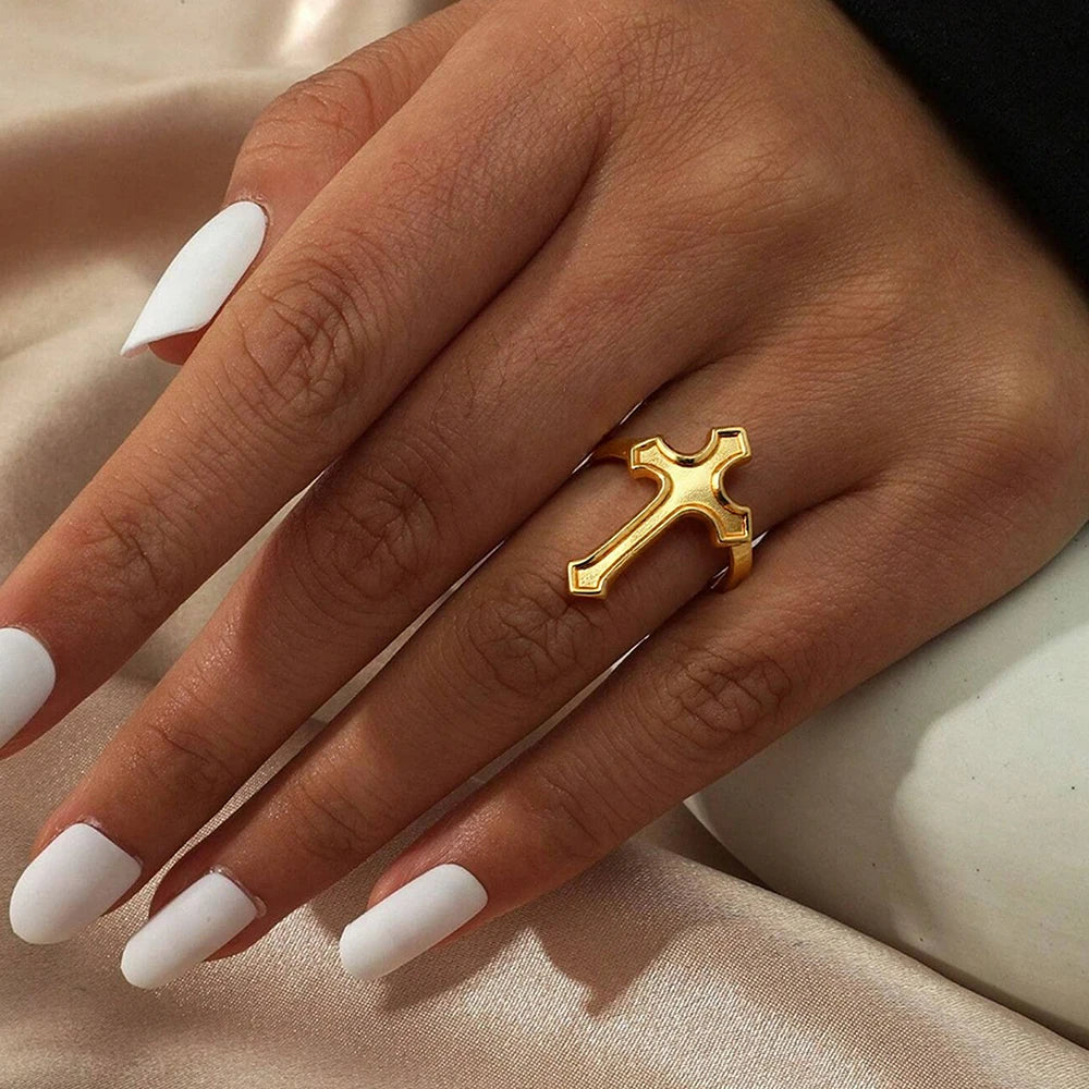 Faith Love Cross Ring