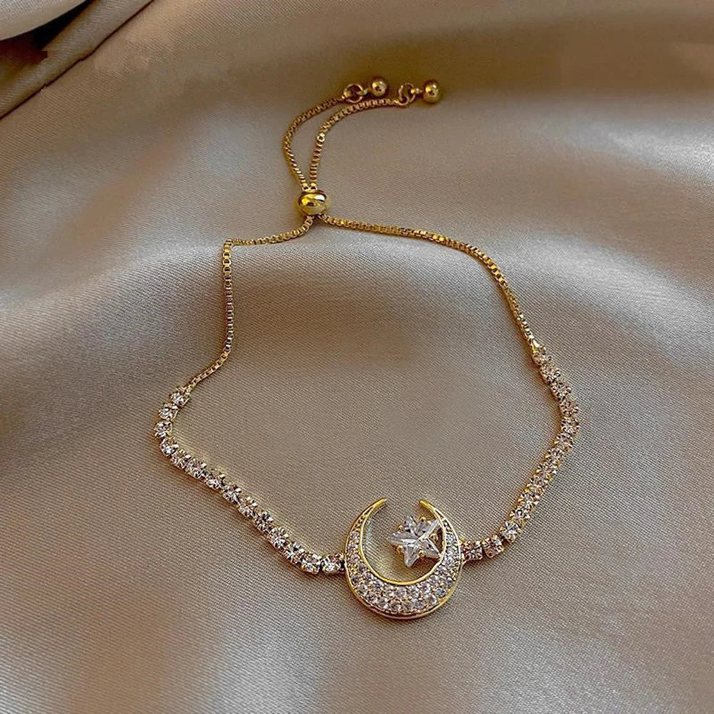 Golden Love Heart Bracelet