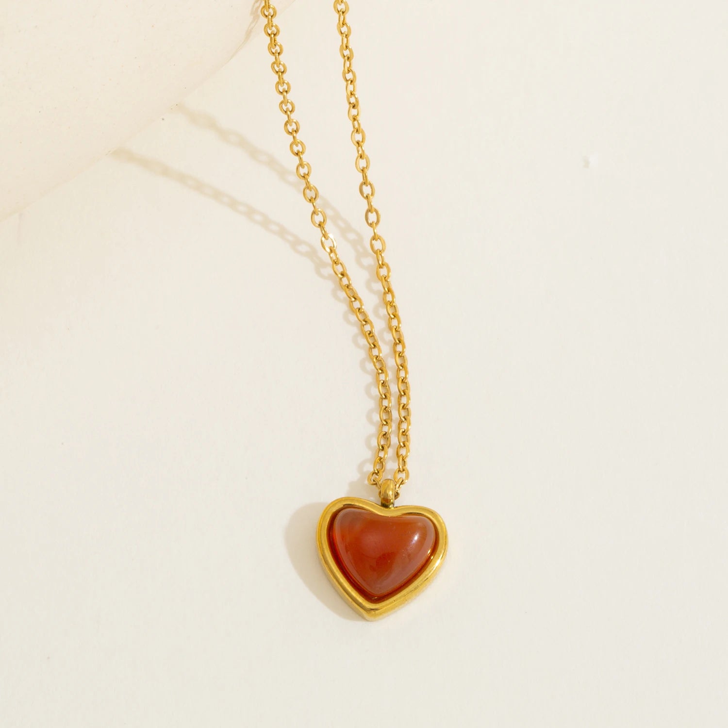Ruby Heart Necklace
