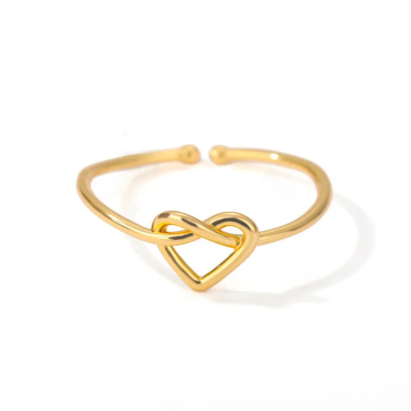 Zircon Double Cross Rings For Woman Stainless Steel Gold Color Shiny Opening Ring New Luxury Fashion Wedding Jewelry Gift Bague