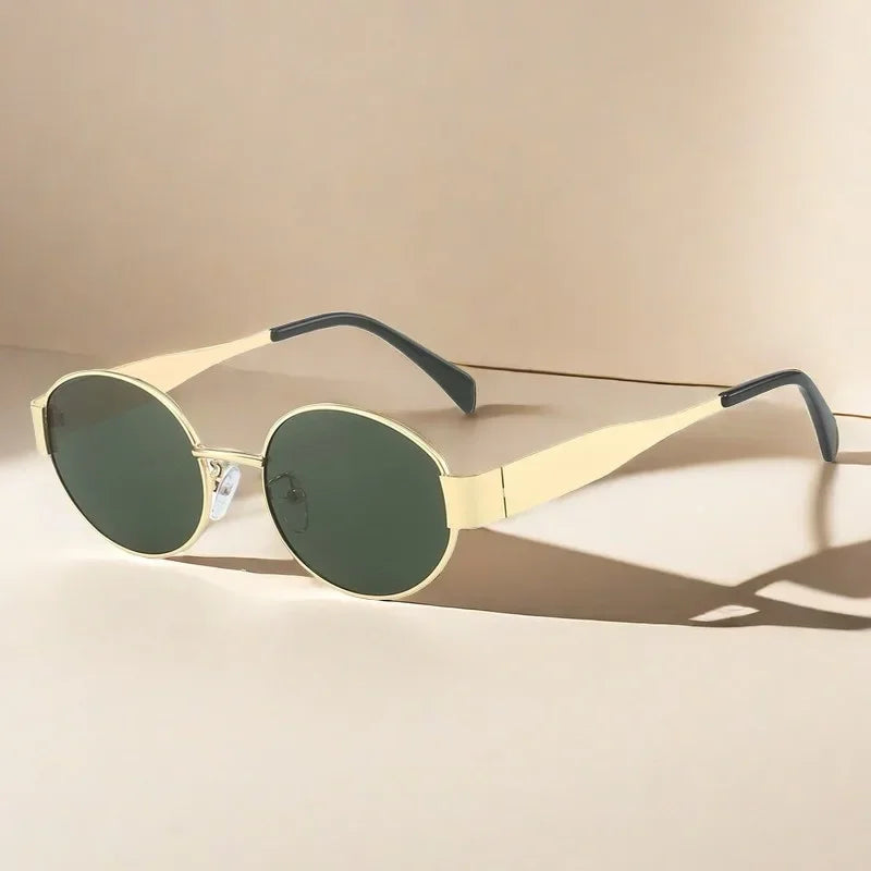 Luna Luxe Vintage Metal Sunglasses