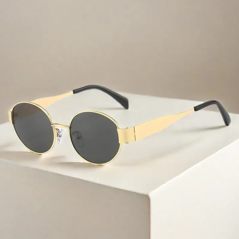 Luna Luxe Vintage Metal Sunglasses