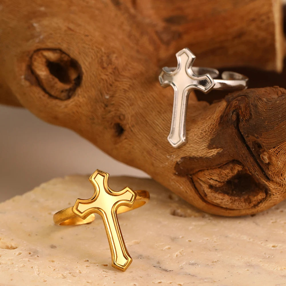 Faith Love Cross Ring