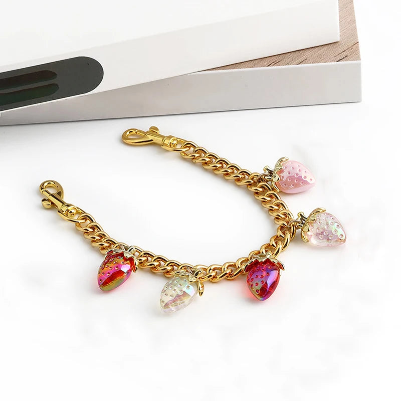 Strawberry Charm Tote Chain