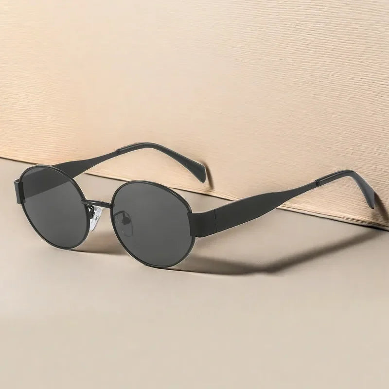 Luna Luxe Vintage Metal Sunglasses