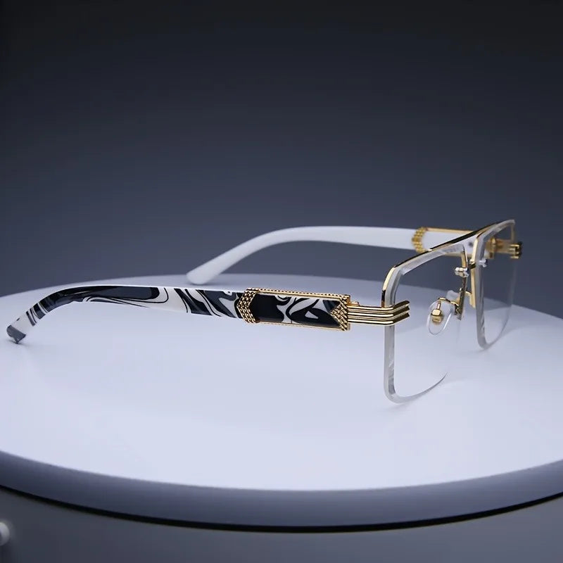 OLOIU SunGlide Rimless Square Sunglasses