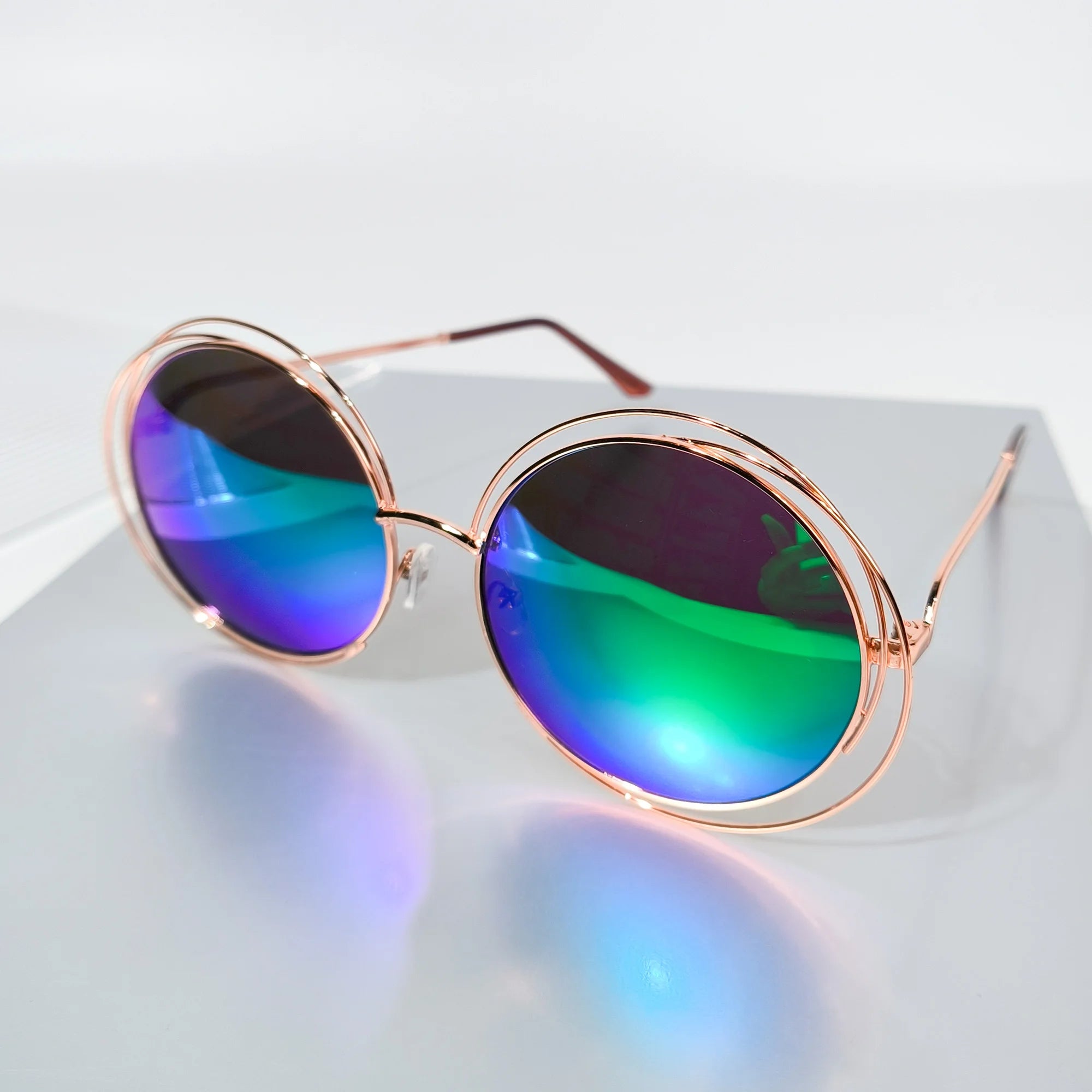 LunaRay Oversized Round Sunglasses