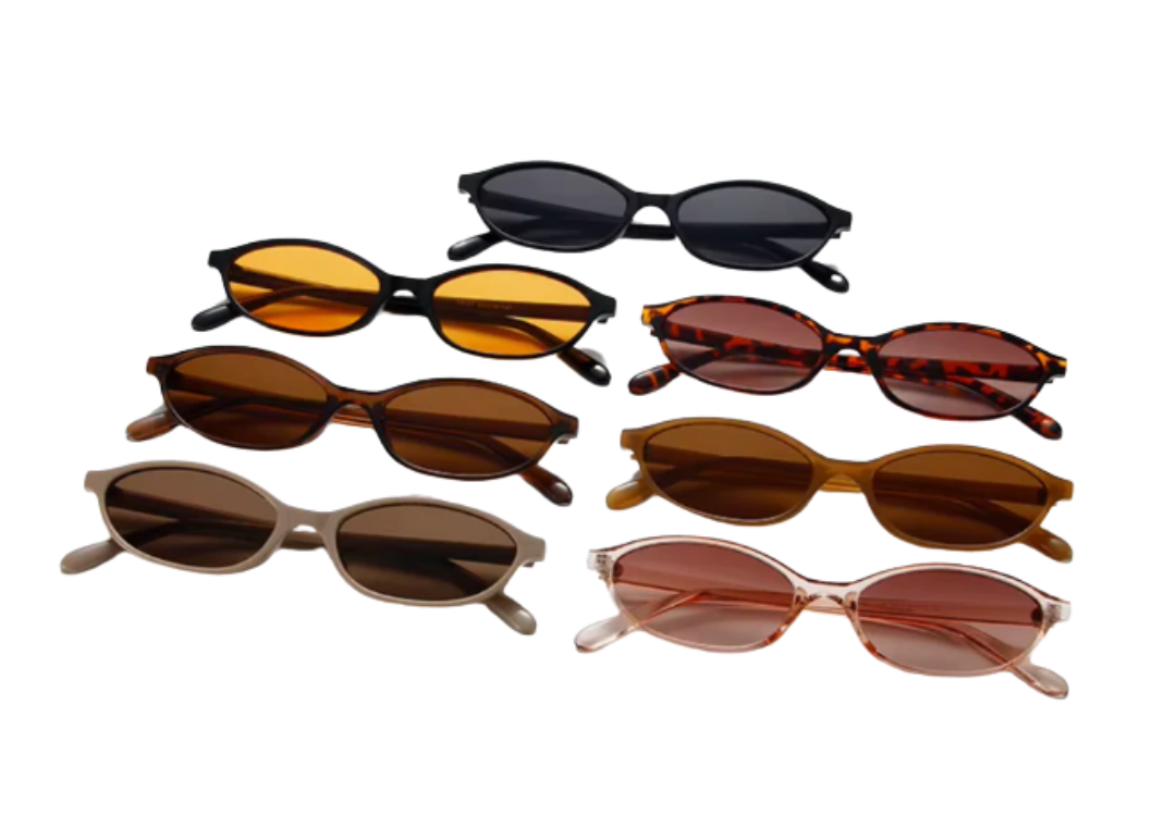 RetroGleam Oval Sunglasses