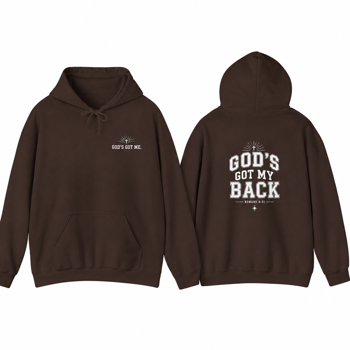 God’s Got My Back Hoodie | Romans 8:31