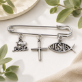 Jesus Brooch Tote Pin