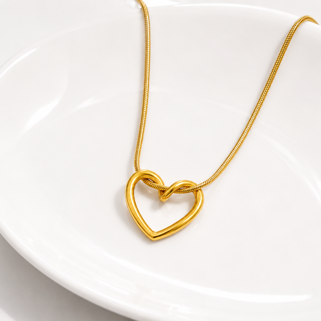 Golden Heart Necklace