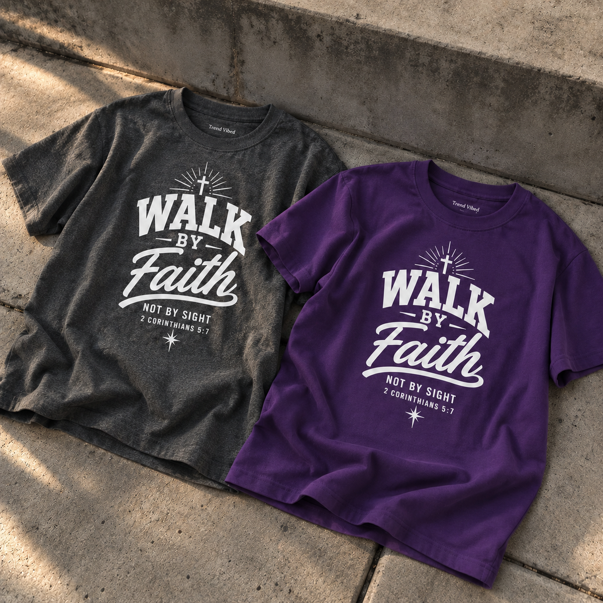 Walk By Faith T-Shirt | 2 Corinthians 5:7